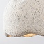 Wabi sabi -riippuvalaisin Iro kivimäisellä pinnalla Ø 35 cm - terrazzobeige