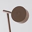 Moderne vloerlamp Zinc met oplaadbare leeslamp – taupe