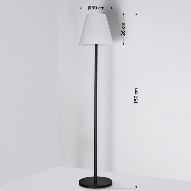 Aurinko lattiavalaisin Verdi - 150 cm