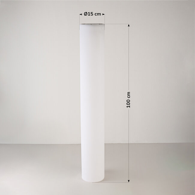 Aurinkokäyttöinen ulkolattiavalaisin Veris säädettävillä väreillä - 100 cm