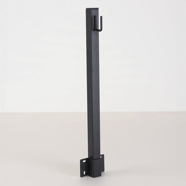 Riippuvat metallitolpat koukuilla 45 cm, 4 kpl, ulkokäyttöön