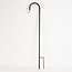 Metalliset puutarhatolpat koukulla 120 cm, 5 kpl