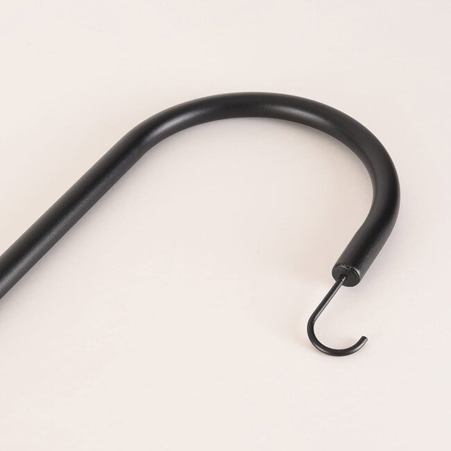 Metalliset puutarhapylväät koukulla 120 cm - 5 kappaleen sarja