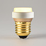 E27-LED-lamppu Pico 3-portainen himmennys, valkoinen rengas 3,5 wattia
