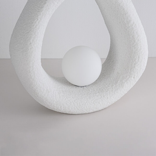 Pöytävalaisin Enso Wabi Sabi - valkoinen