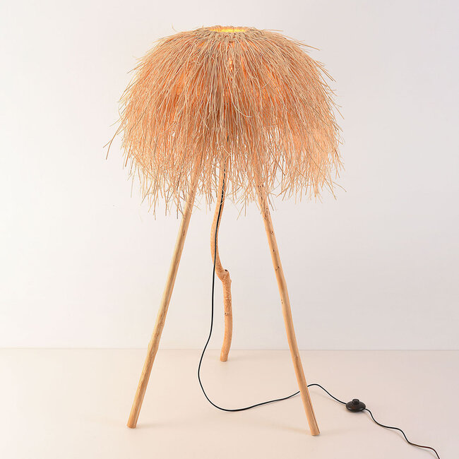 Boho-lattiavalaisin Sunroot, rottinkia