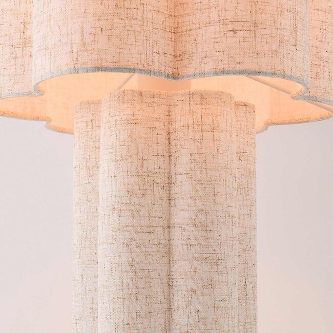 Pöytävalaisin Hiko, pellava - beige