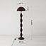 Design-lattiavalaisin Mura, burgundy (tummanpunainen), metallia
