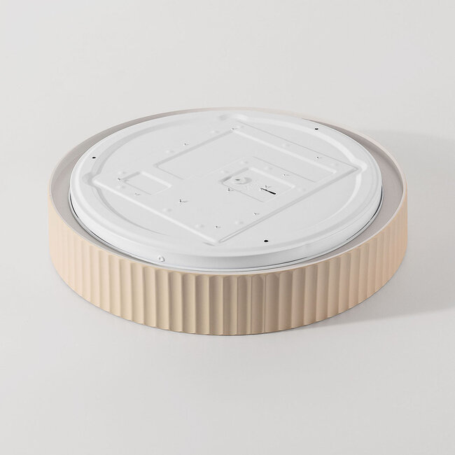 Kattovalaisin Palomo, beige, uritettu reuna, kolmiportaisesti himmennettävät LEDit