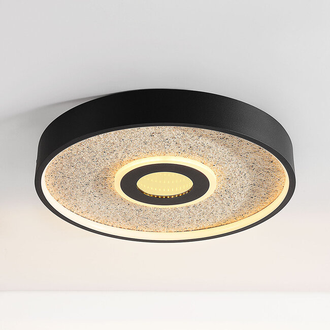 Kattovalaisin Deimos, kolmiportaisesti himmennettävä LED, musta ja beige