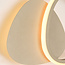 Design-seinävalaisin Melana, integroitu LED, hiekanbeige