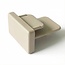 Päätykappale 1-vaiheiseen kiskojärjestelmään, beige