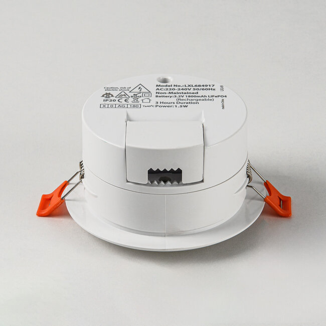 3 watt noodverlichting - inbouwspot