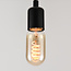Himmennettävä E27 LED-putkilamppu Ø45 mm, meripihkalasi, 4 W, 1800 K