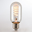 Himmennettävä E27 LED-putkilamppu Ø45 mm, kirkas lasi, 4 W, 1800 K