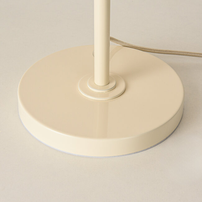 Pöytävalaisin Auryn - kiiltävän beige