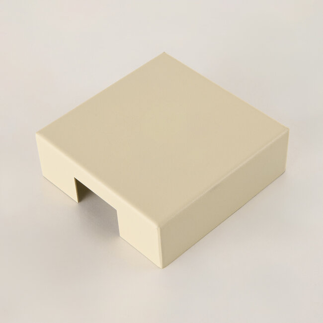Neliönmuotoinen kattokupu 1-vaiheiseen kiskovalaistukseen, beige