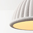 Riippuvalaisin Hyske, uritettu varjostin, valkoinen