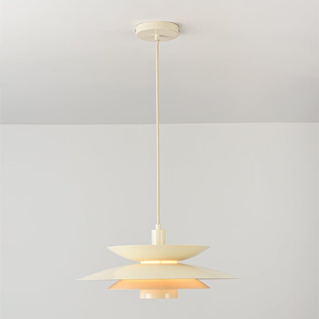 Riippuvalaisin Alvra, kiiltävä beige