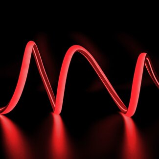 Neon-valoletku DINA, punainen