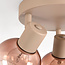 Säädettävä kattovalaisin Terra 3-valoinen ombre-lasilla - beige