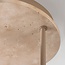 Kattovalaisin Carati travertiinista (luonnonkivi) maitovalkoisella lasilla, 3-valoinen - beige