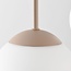 Viiden valon kattovalaisin Carat, travertiini (luonnonkivi) ja maitolasi, beige