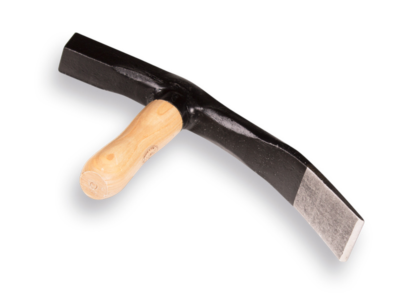 Straathamer 5cm houten steel
