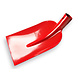 Atlas Betonschop 1/2 0, rood gelakt, gehard Atlas Betonschop 1/2 0, rood gelakt, gehard