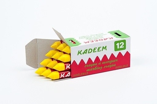 Kadeem merkkrijt geel