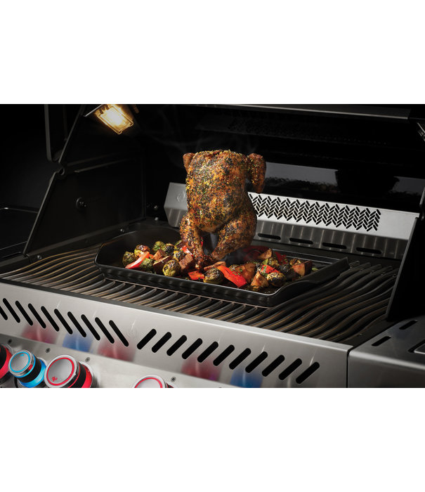 Napoleon ACTIE: Napoleon - Keramische grillplaat met kiphouder