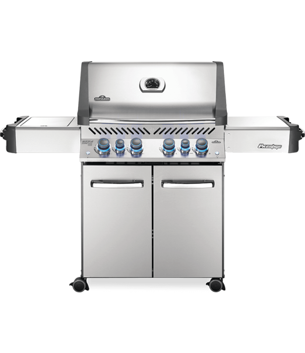 Napoleon Prestige PRO 500, RVS, aardgas, incl. draaispit