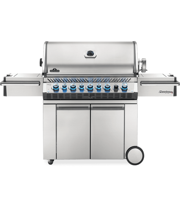 Napoleon Prestige PRO 665, RVS, aardgas, incl. draaispit