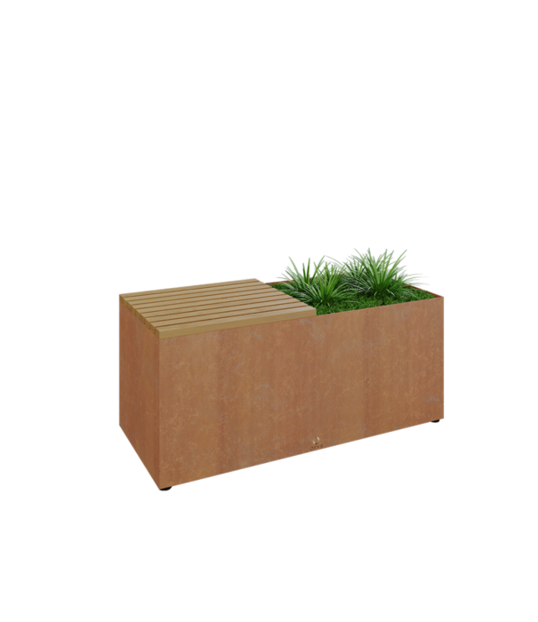 Ofyr OFYR - Herb Garden Bench Corten