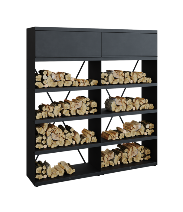 Ofyr OFYR - Wood Storage Black 200