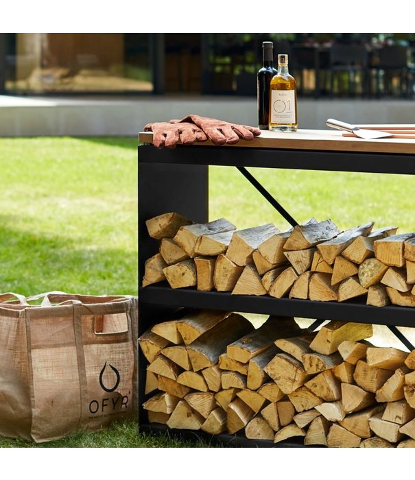 OFYR OFYR - Wood Storage Black Dressoir