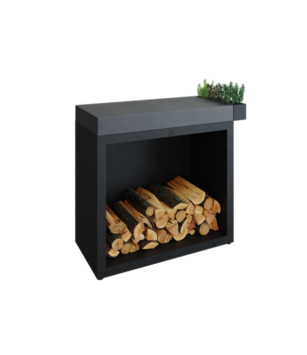 Ofyr OFYR - Butcher Block Storage 90 Black Donker Grijs Keramiek