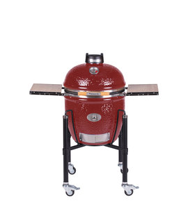 ACTIE: Monolith - Classic Pro-Serie 2.0 Kamado - Rood incl. Onderstel & Zijtafels