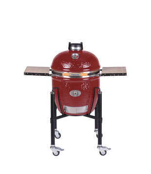 ACTIE: Monolith - Classic Pro-Serie 2.0 Kamado - Rood incl. Onderstel & Zijtafels