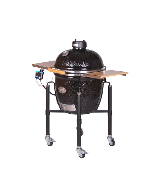 Monolith ACTIE: Monolith LeChef BBQ Guru Pro-Serie 2.0 - Zwart incl. Onderstel & Zijtafels