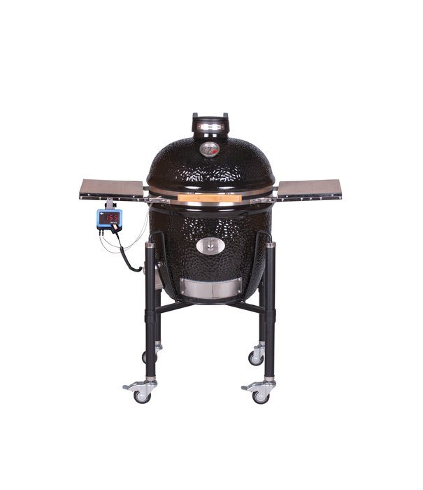 Monolith ACTIE: Monolith LeChef BBQ Guru Pro-Serie 2.0 - Zwart incl. Onderstel & Zijtafels