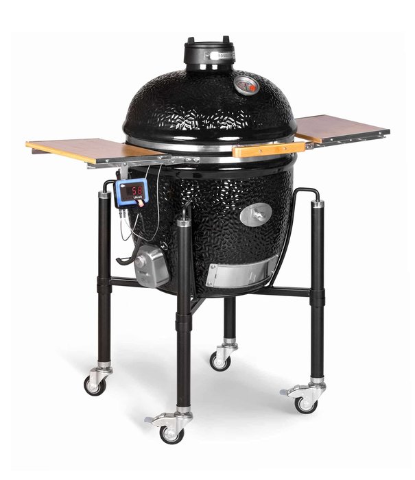 Monolith ACTIE: Monolith LeChef BBQ Guru Pro-Serie 2.0 - Zwart incl. Onderstel & Zijtafels