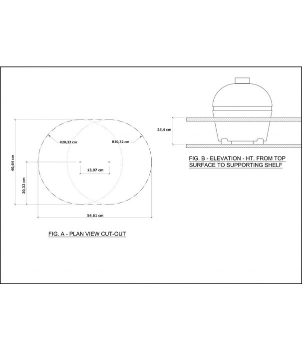 Primo Primo Grills - Oval Junior 200 mét Carrier (Set)