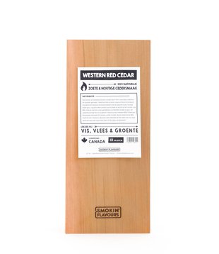 Smokin' Flavours - Cederhouten Plank | 1 Stuk 45 x 20 cm