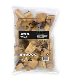 Smokey Olive Wood - Rookchunks 1,5 kg Amandel