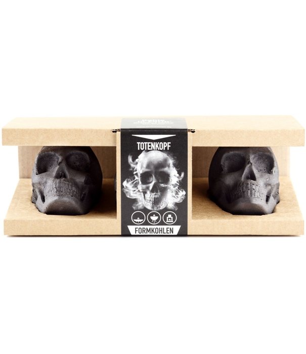 Formkohlen Shaped Charcoal Giftset Skulls - Set 3 stuks