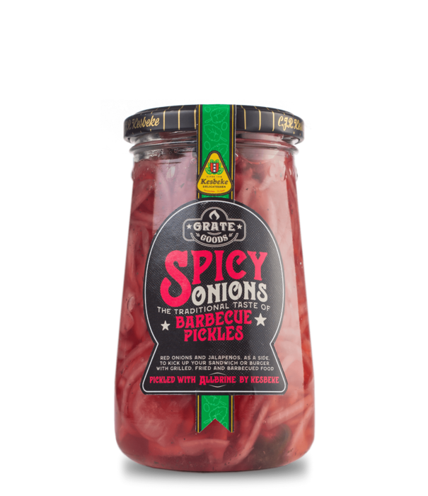 Grate Goods Grate Goods - Spicy Onions (Barbecue Pickles 325 gram)