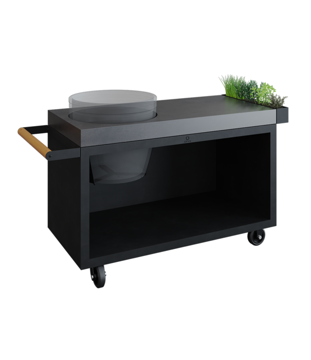 Ofyr OFYR - Kamado Table Black 135 PRO Concrete BGE (Beton)