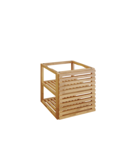 OFYR - Storage Insert PRO met 1 deur Teak Hout (Small)