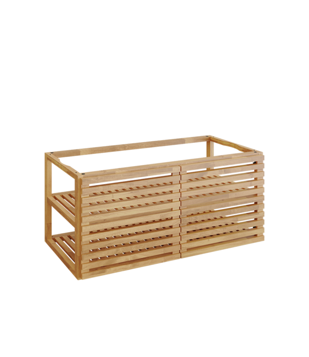 OFYR ACTIE: OFYR - Storage Insert PRO met 2 deuren Teak Hout (Large)